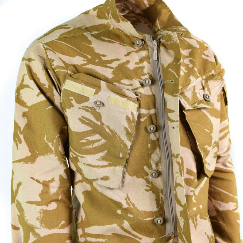 Veste de combat militaire originale de l'armée britannique, camouflage du désert, chemises résistantes au feu
