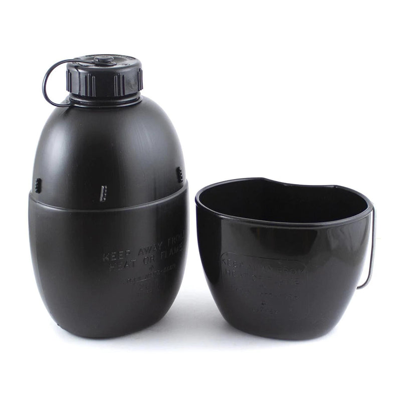 Système de cuisson multi-combustibles BCB Ensemble de réchauds en aluminium pour gourde OTAN Pochette noire