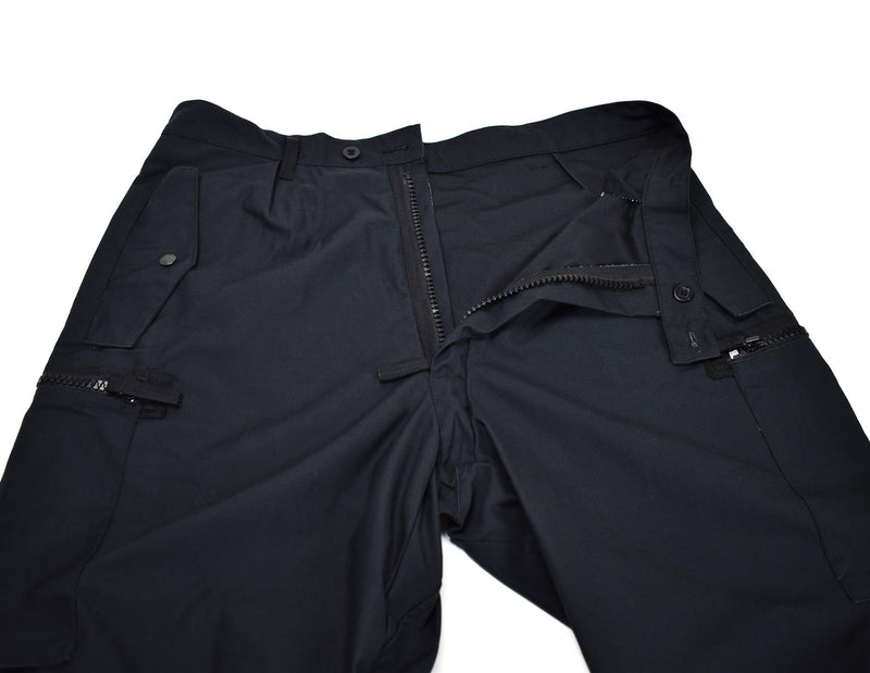 Pantalon de combat de campagne noir original de l'armée suédoise M90 ​​BDU neuf