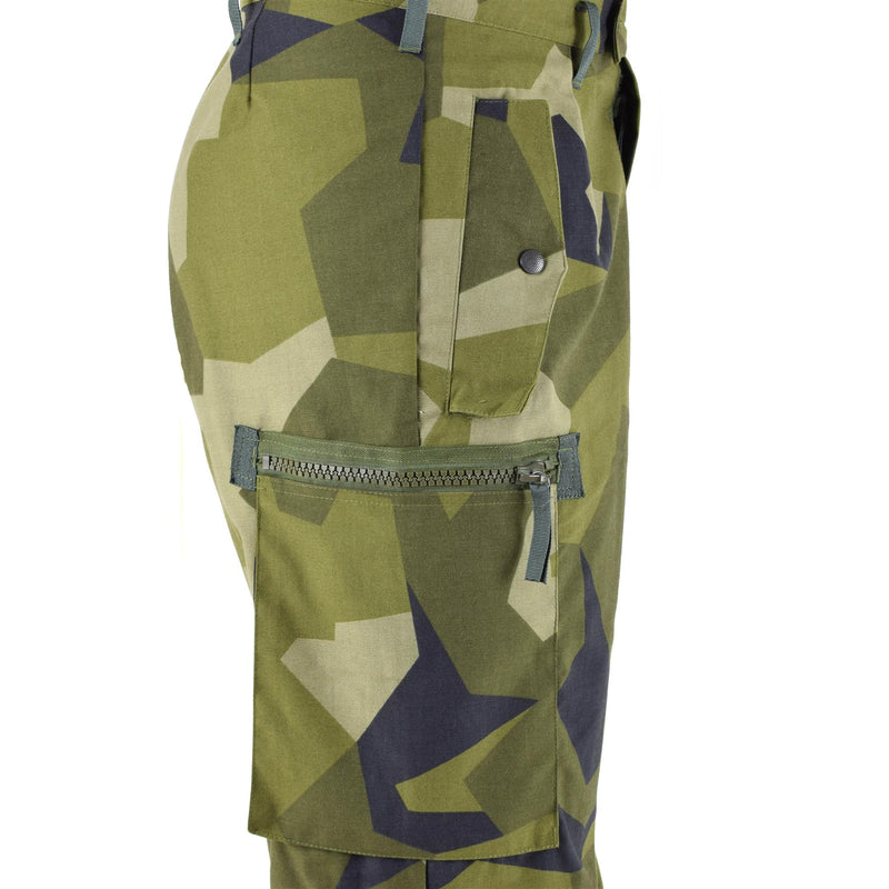 Pantalon de combat de campagne BDU d'origine suédoise M90 ​​camouflage Splinter