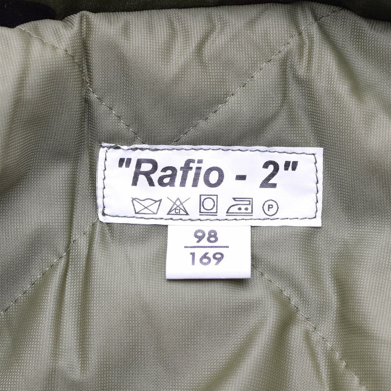 Véritable veste militaire de combat parka de l'armée polonaise camouflage panthère BDU surplus NEUF