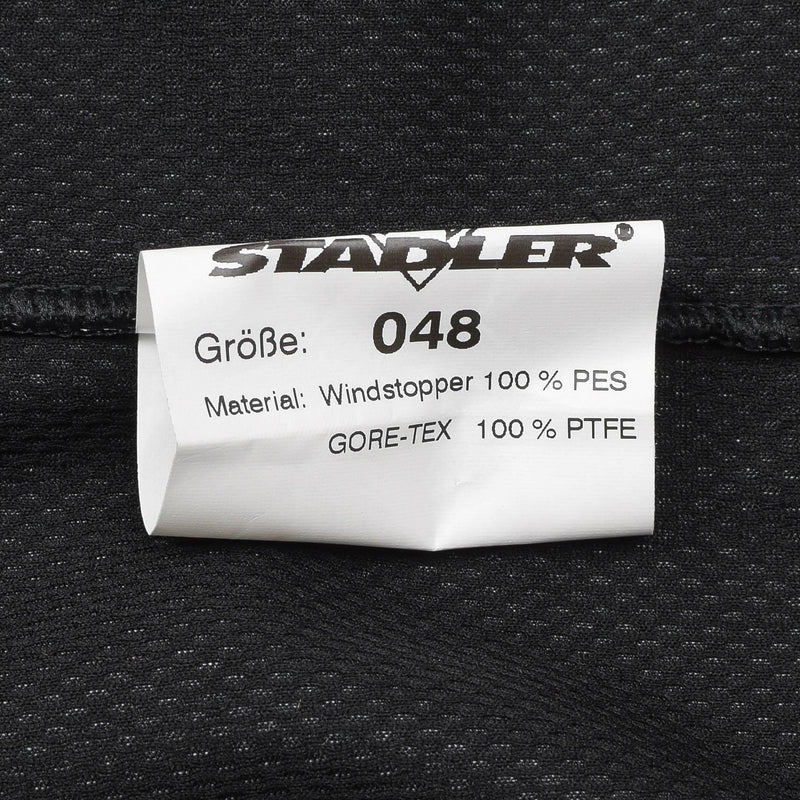 Veste coupe-vent style militaire coupe-vent membrane gore-tex imperméable noire