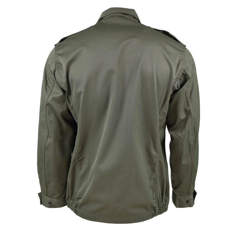 Veste de combat F2 authentique de l'armée française, chemise de surplus militaire, olive OD NEUF