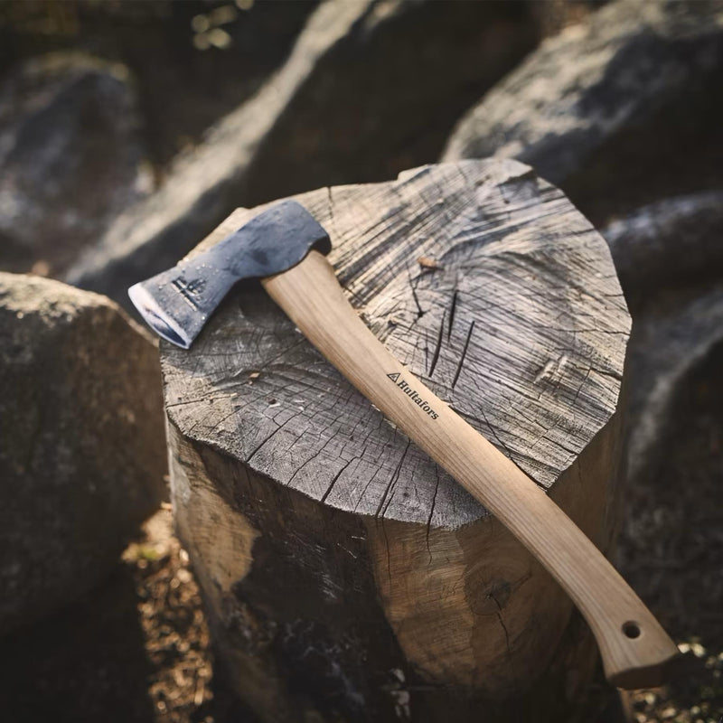 HULTAFORS Ekelund Hache de chasse manche en hickory tête en acier au carbone hache de jardinage