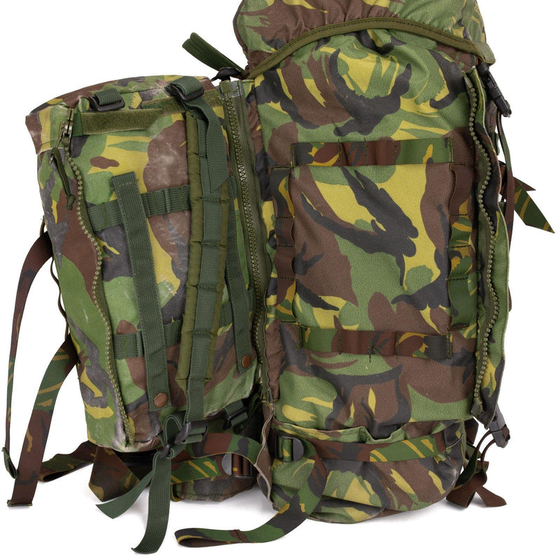 Véritable sac à dos de combat DPM de l'armée néerlandaise, sac à dos tactique de 60 L