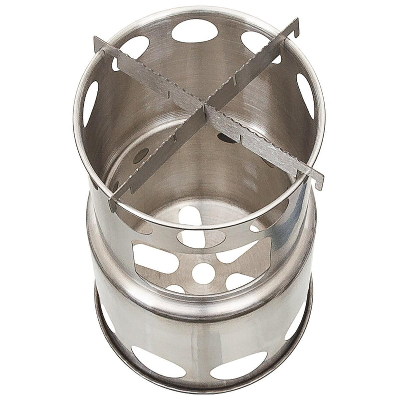 Ensemble de cuisine de voyage en acier inoxydable MFH Kit de cuisine de camping Kit de trekking Casserole Poêle