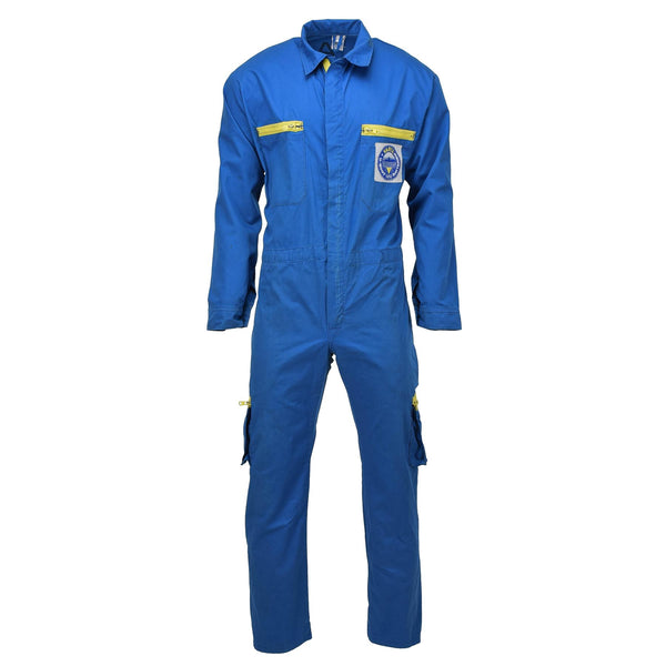 Combinaison militaire allemande originale de la Bundeswehr Oko-tex bleu résistant aux acides