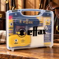 Effax Leather Care Case Kit complet de nettoyage et de polissage du cuir Ensemble de voyage