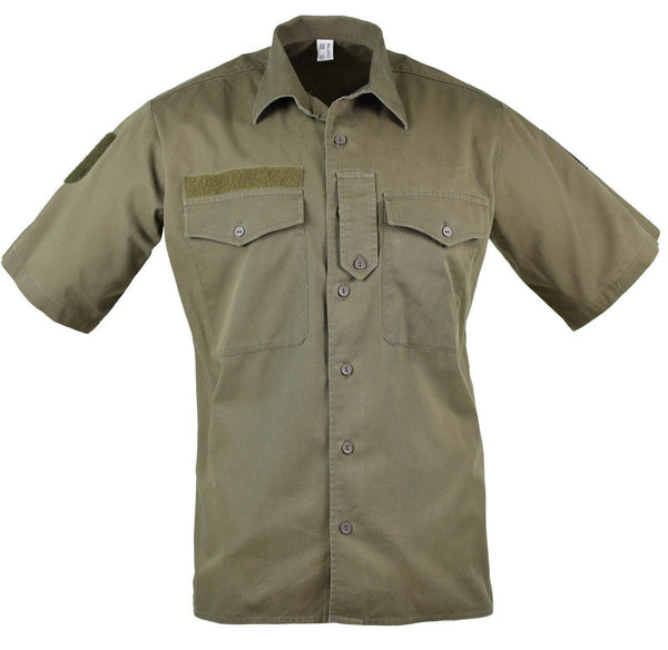 Véritable chemise de l'armée autrichienne M65 OD Combat militaire à manches courtes Olive BDU