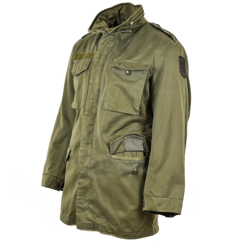 Veste de combat originale de l'armée autrichienne BH M65 Parka militaire olive OD