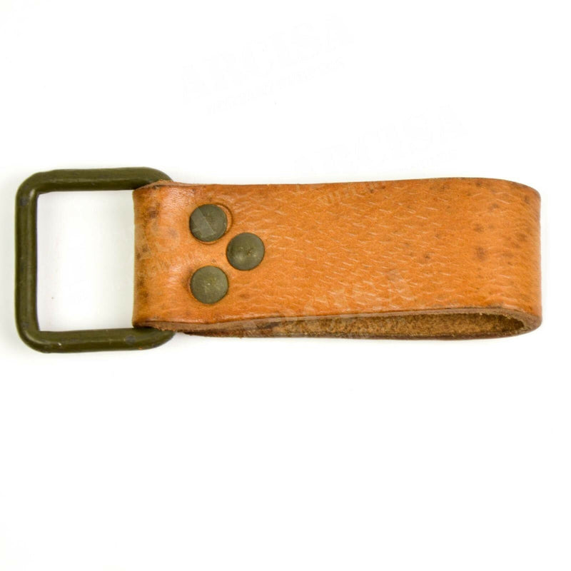 Bretelles en cuir marron de l'armée tchèque d'origine CZ