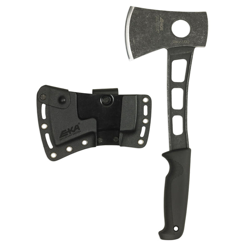 Hache à main EKA HatchBlade W1 de marque EKA, manche léger en G10 noir, acier 12C27