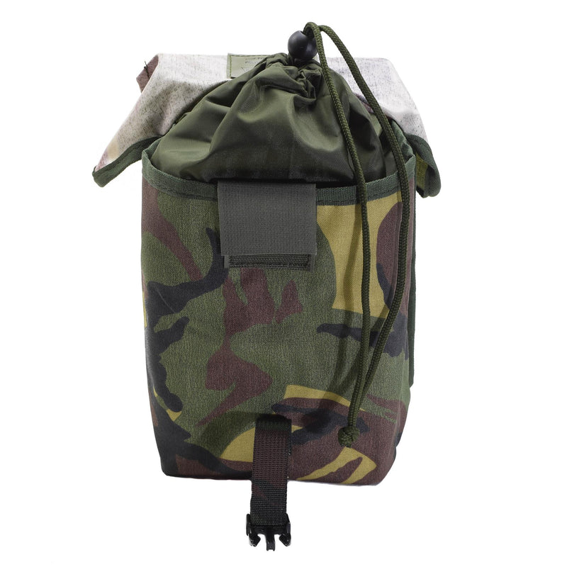 Pochette molle universelle d'origine militaire néerlandaise avec fermeture à boucle camouflage DPM NEUF