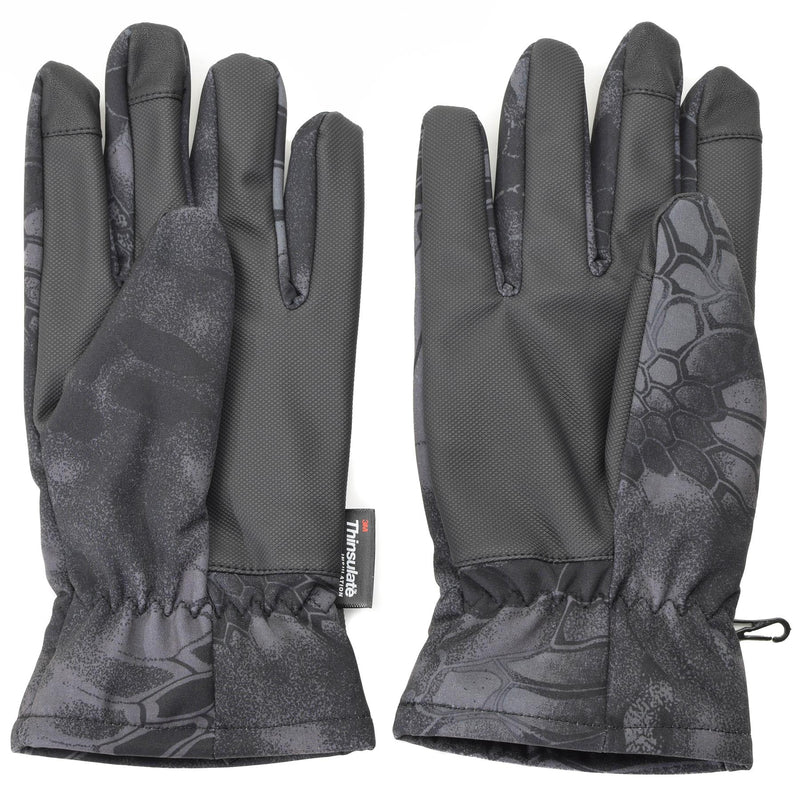 Gants Mil-Tec pour hommes, doublure Softshell THINSULATE™, camouflage Mandra, équipement tactique d'hiver