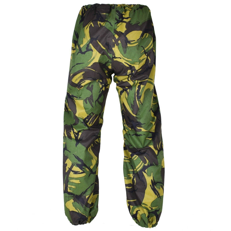 Pantalon de pluie camouflage DPM de combat militaire de l'armée britannique authentique imperméable Goretex