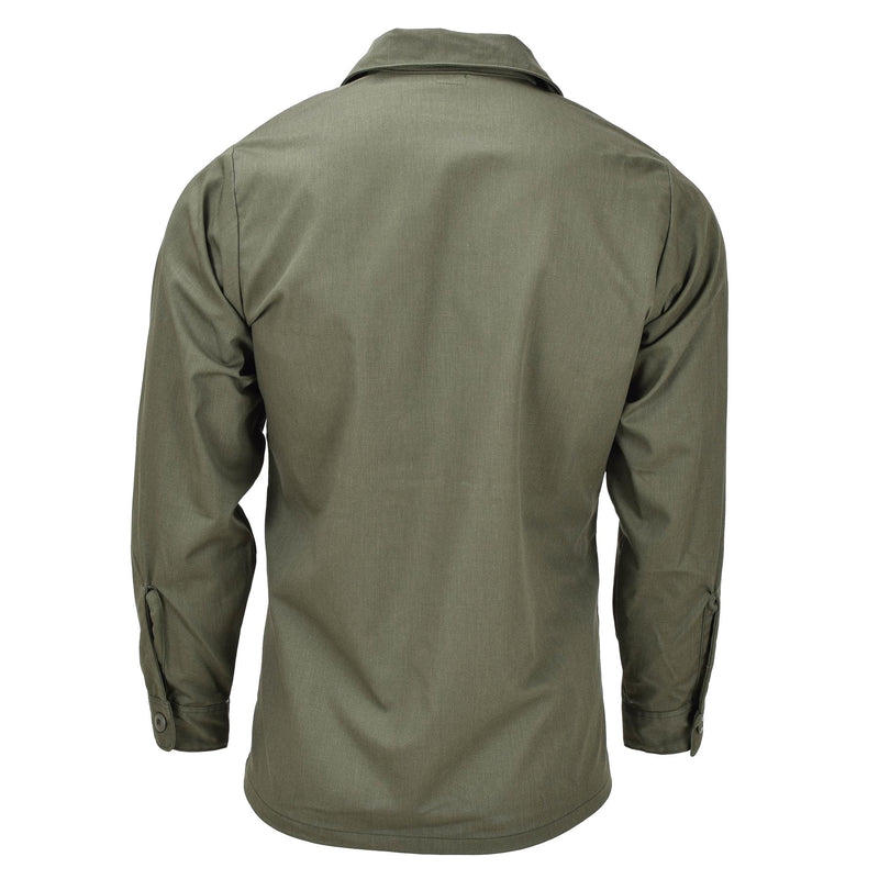 Chemise tactique à manches longues originale de l'armée américaine, tenue militaire de fatigue olive, NEUF