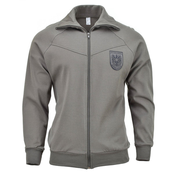 Veste de sport authentique de l'armée autrichienne, survêtement de sport, survêtement gris, surplus militaire, NEUF
