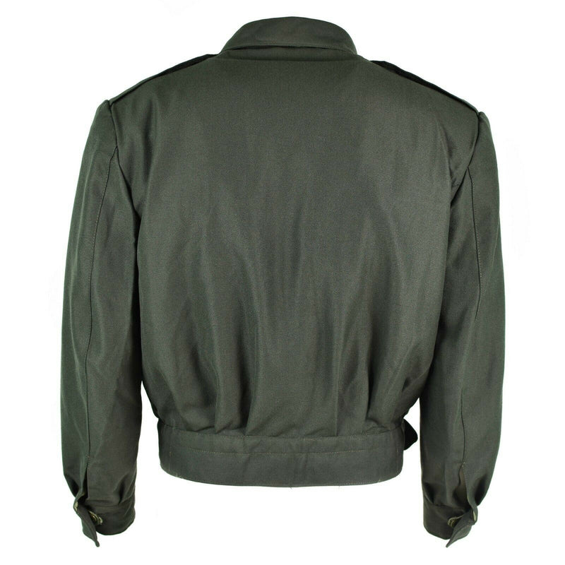 Veste de campagne originale de l'armée grecque en gabardine de laine blaze Grèce militaire NEUF