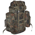 A.Blochl BW Sac à dos de randonnée en montagne, camping, grand sac à dos, camouflage flecktarn