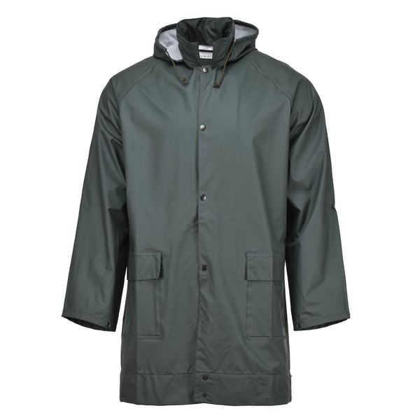 Véritable veste de pluie de l'armée belge imperméable et légère pour temps humide olive NEUF