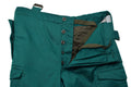 Pantalon à bretelles thermique militaire autrichien d'origine, isolé par temps froid, vert