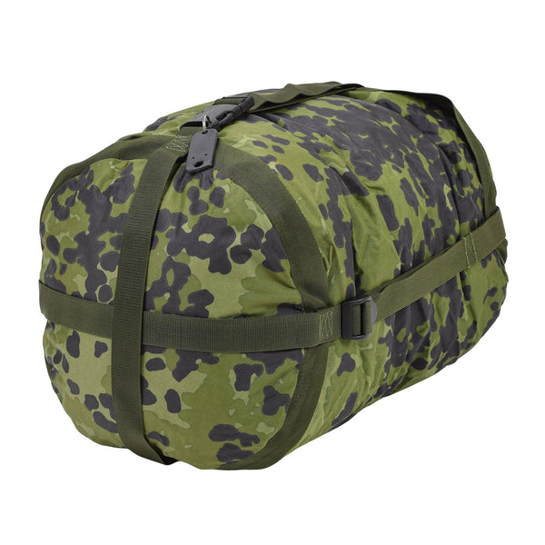 Sac de compression militaire danois d'origine M84 camouflage enduit de PU léger NEUF