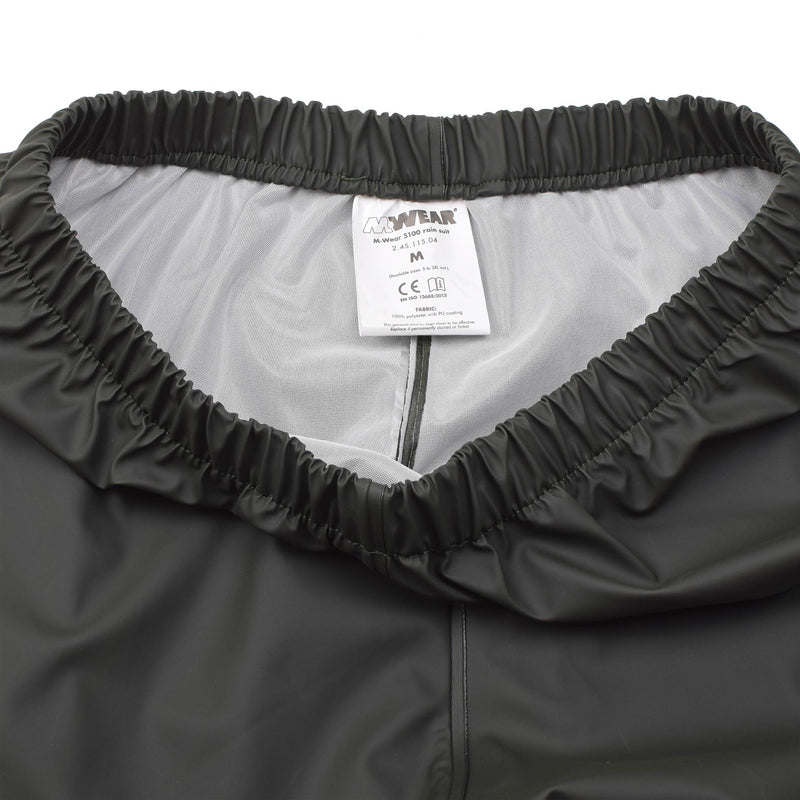 Pantalon imperméable militaire belge authentique pour temps pluvieux, pantalon d'extérieur olive NEUF