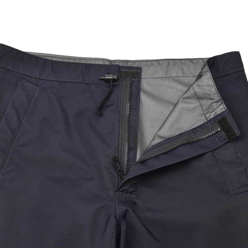 Pantalon de pluie authentique de la police britannique, pantalon d'extérieur imperméable pour temps humide bleu