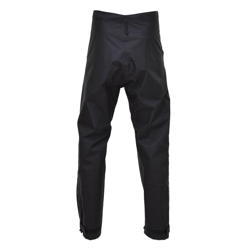 Pantalon de pluie d'extérieur imperméable de la police métropolitaine britannique authentique noir