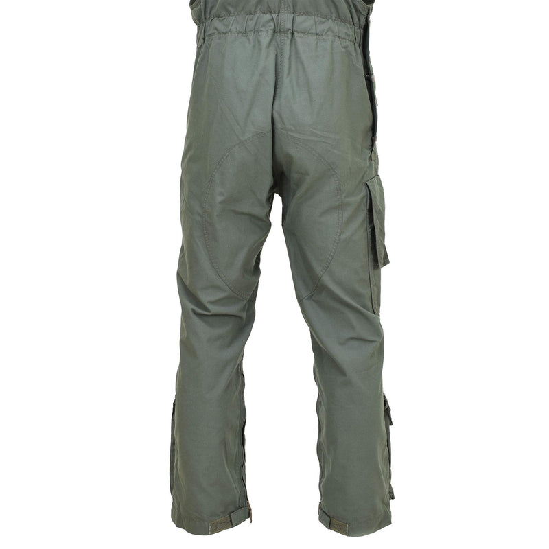 Pantalon à bretelles original de l'armée tchèque, pantalon militaire excédentaire en aramide ignifuge