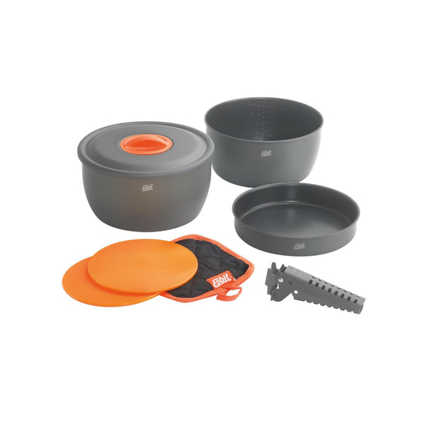 Ustensiles de cuisine de marque ESBIT Casserole de camping d'extérieur légère et durable en aluminium sans BPA