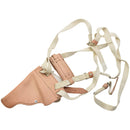 Étui d'épaule pour pistolet militaire est-allemand d'origine M74 NVA en cuir marron