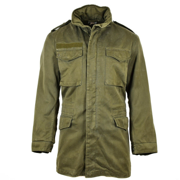 Veste de combat originale de l'armée autrichienne BH M65 Parka militaire olive OD