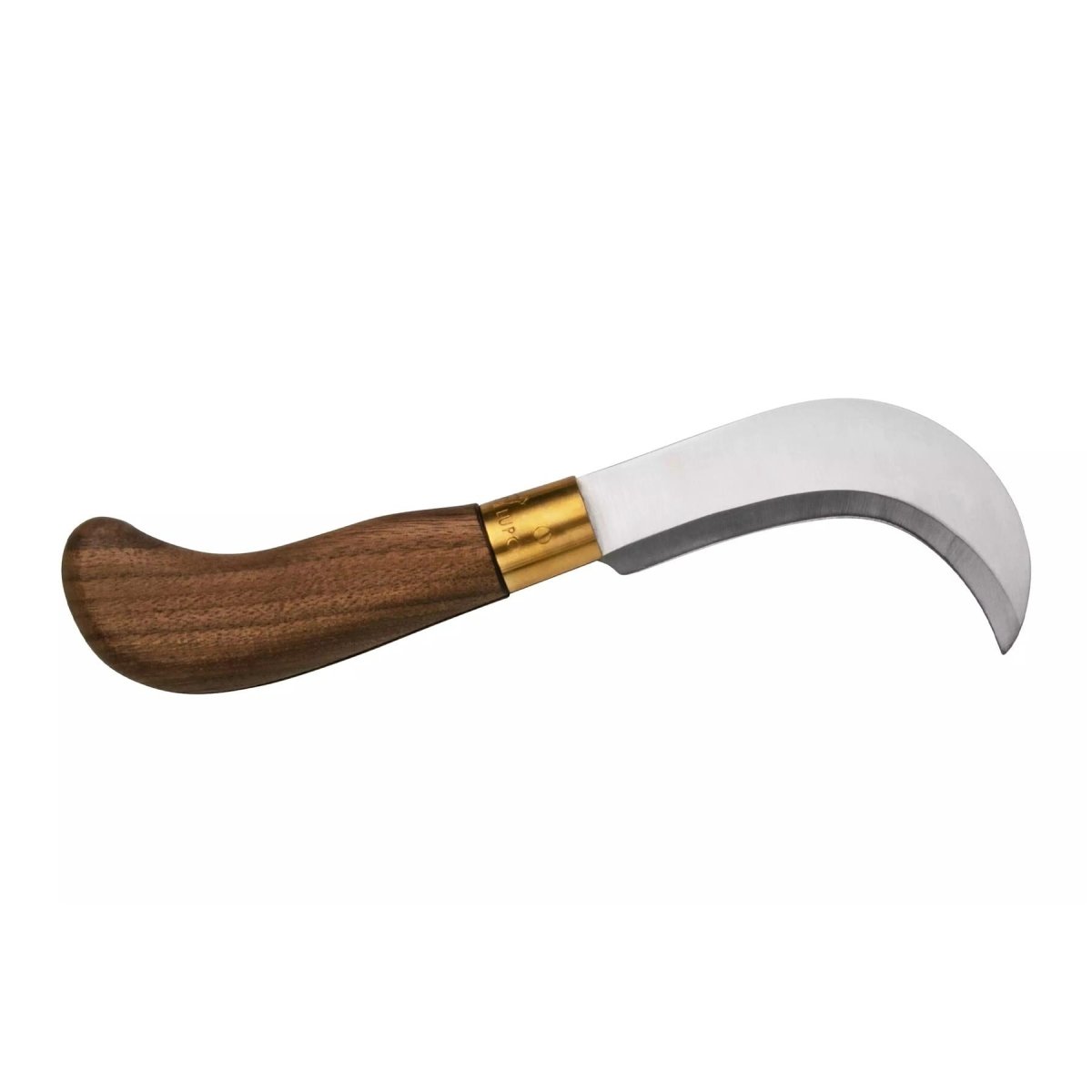 Couteau de taille pliant Antonini Old Bear 9,5 cm en acier inoxydable manche en noyer