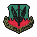 Patch original de commandement de combat aérien de l'US Air Force, ACC, surplus militaire de l'USAF