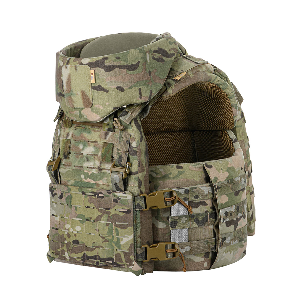 M-TAC Corset Elite porte-plaque tactique MOLLE à dégagement rapide MTP camouflage