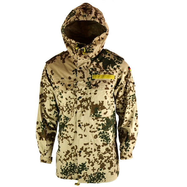 Véritable veste de campagne de l'armée allemande Parka à capuche de l'armée Combat dans le désert Tropic