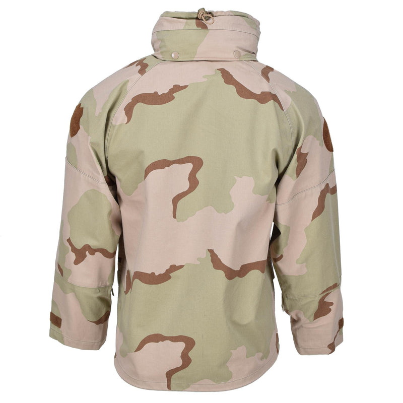 Veste de pluie originale de l'armée hongroise, camouflage de combat, imperméable, à capuche, pour le désert