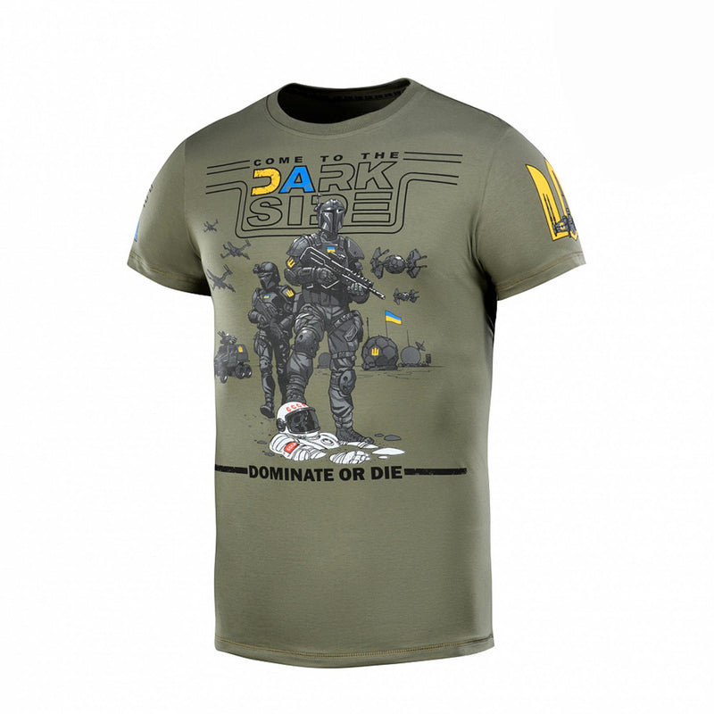 T-shirt classique de style militaire M-TAC sous-vêtement à manches courtes drapeau ukrainien Olive