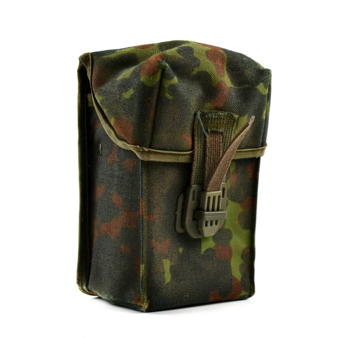 Pochette utilitaire originale de l'armée allemande Bundeswehr Flecktarn, sac de ceinture camouflage