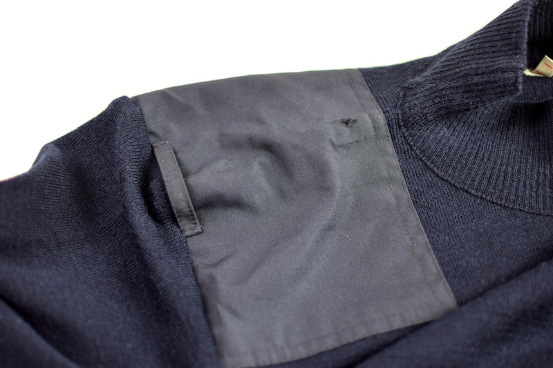 Véritable pull de l'armée néerlandaise Pull bleu Pull militaire Pull col rond Officier