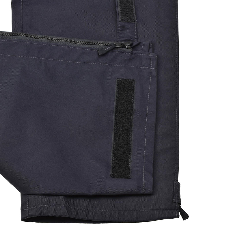 Pantalon de pluie authentique de la police britannique, pantalon d'extérieur imperméable pour temps humide bleu