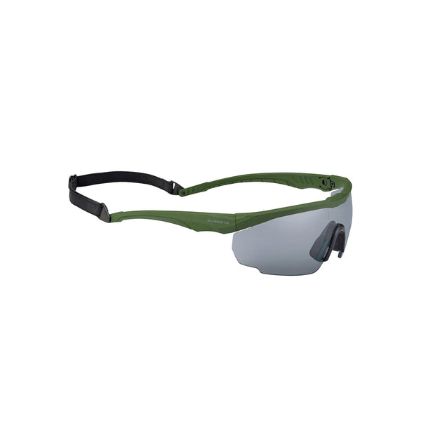 Lunettes de sécurité anti-buée et anti-UV SWISS EYE à angle réglable Olive