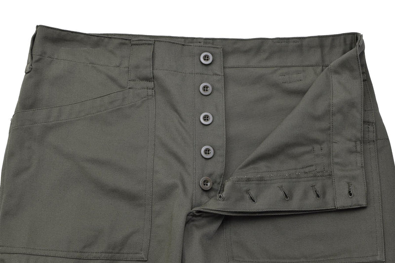 Pantalon cargo militaire autrichien original anzug 75 pantalon de service de travail olive NEUF