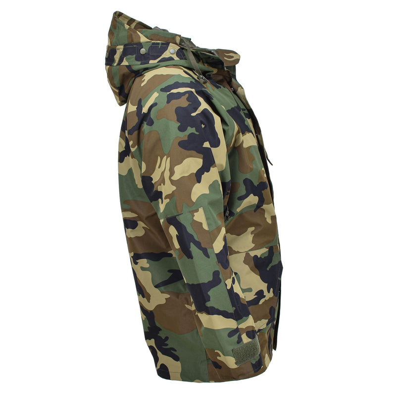 Veste style militaire MIL-TEC pour temps humide et boisé, 3 couches, coupe-vent, Goretex, NEUF