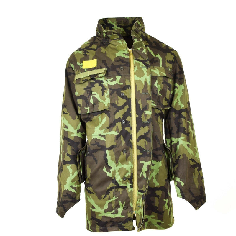 Veste de combat militaire originale de l'armée tchèque CZ 95 camouflage parka NEUF