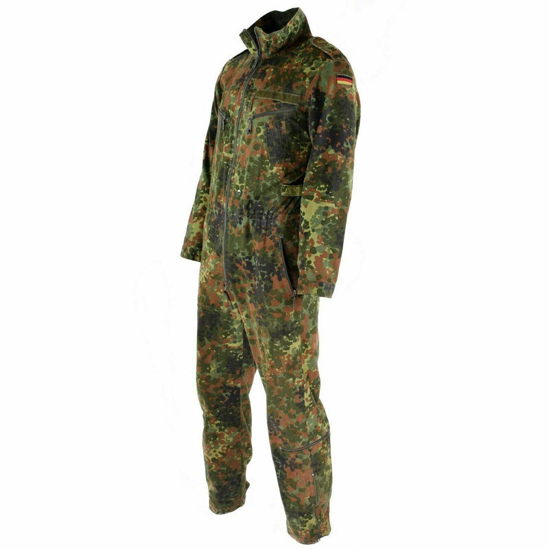 Combinaison de combat originale de l'armée allemande, combinaison de camouflage flecktarn, combinaison de tankiste