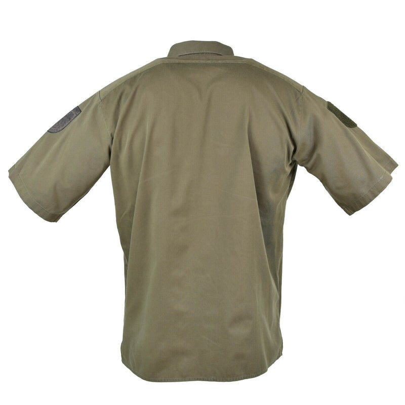 Véritable chemise de l'armée autrichienne M65 OD Combat militaire à manches courtes Olive BDU