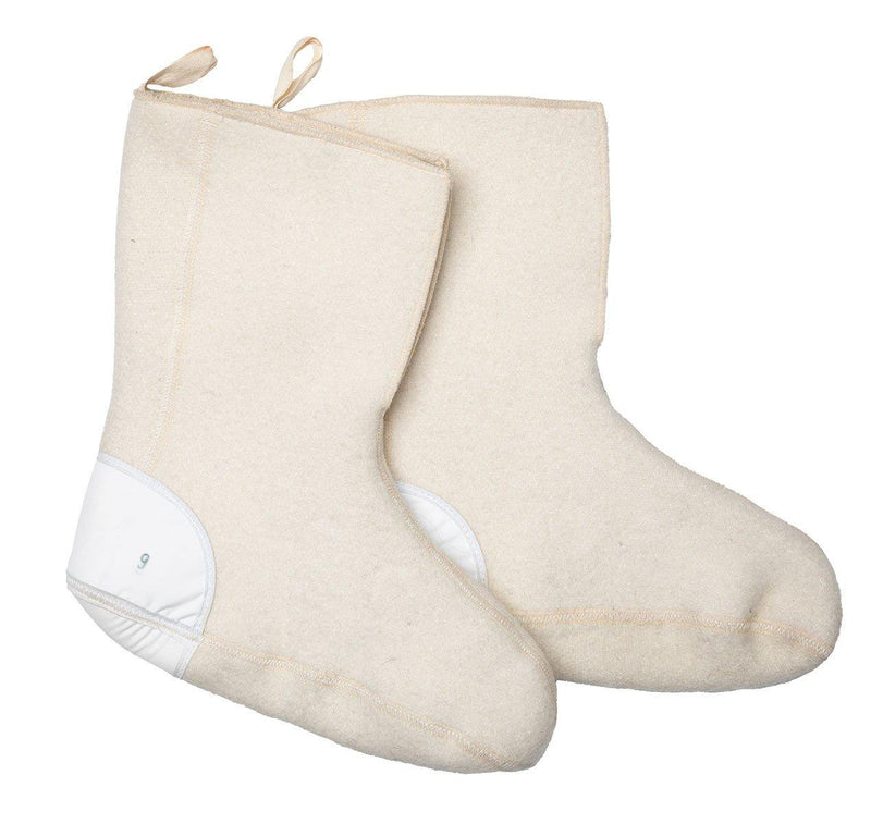 Bottes intérieures originales Mukluk en laine pour temps froid, bottes vintage, doublure chaude, blanches, NEUF
