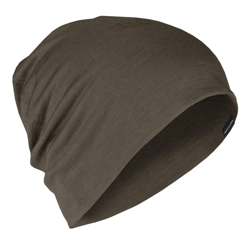 Bonnet léger A.Blochl en laine mérinos pour le sport et l'extérieur, casquette de montre, vert olive